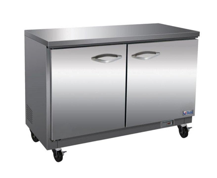 Ikon IUC48R Double Door 48" Refrigerated Work Table - Various Configurations - Omni Food Equipment