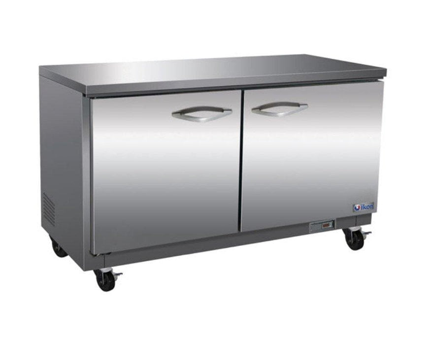 Ikon IUC61F Double Door 61" Freezer Work Table - Omni Food Equipment