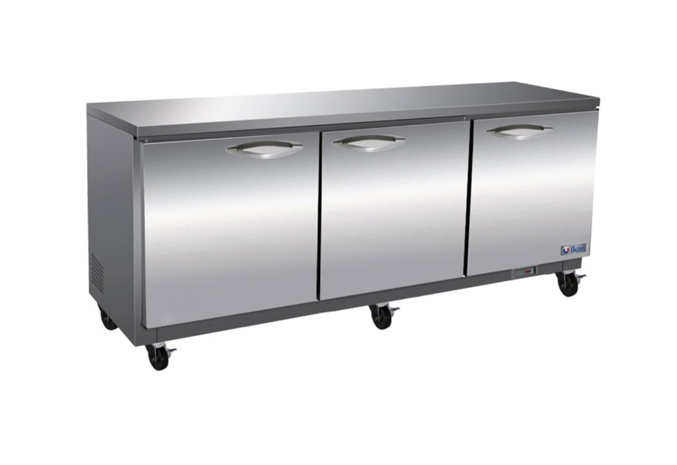 Ikon IUC72R Triple Door 72" Refrigerated Work Table - Omni Food Equipment