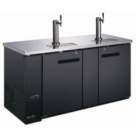 Canco KR-2869S Commercial 69" Double Swing Solid Door Keg Cooler