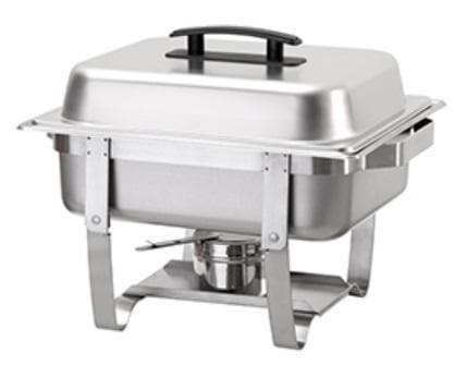 Omega AT762L63-1D Economy Half Size Stainless Steel Chafing Dish - Omni Food Equipment
