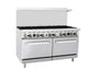 Omega ATO-10B Natural Gas 10 Burner Stove Top Range - Omni Food Equipment
