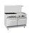 Omega ATO-4B24G Natural Gas 4 Burners with 24" Griddle Stove Top Range - Omni Food Equipment
