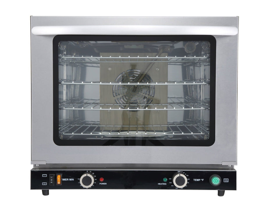 Omega FD-66G Electric Counter Top Convection Oven With Grill & Humidity - 208-240V, Fits 1/2 Size Sheet Pans - Omni Food Equipment