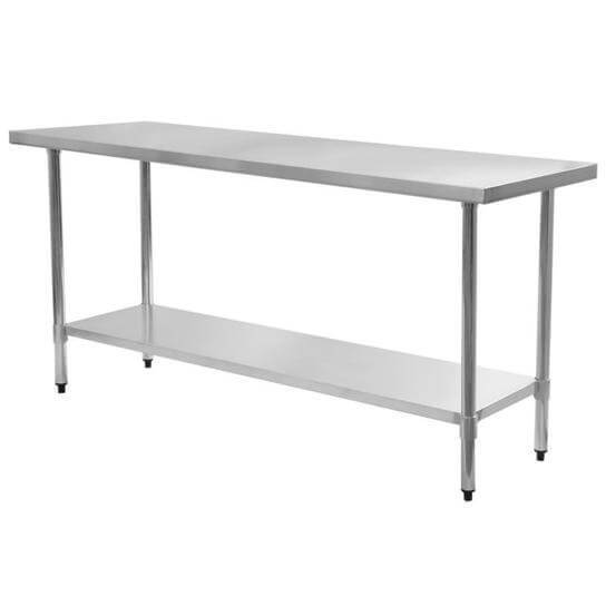 Omega HEAVY DUTY 16 Ga. (1.5mm) Stainless Steel Work Table - Various Sizes - Omni Food Equipment