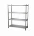 Omega Stainless Steel 4 Tier Free Standing Shelf - Various Sizes - Omni Food Equipment