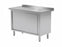 Omega Stainless Steel Dish Cabinets With Sliding Doors With 4" Back Splash - Various Sizes - Omni Food Equipment