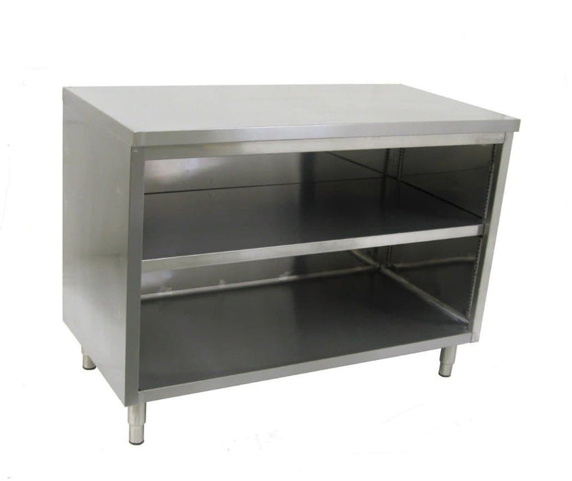 Omega Stainless Steel Open Dish Cabinets Without Doors - Various Sizes - Omni Food Equipment