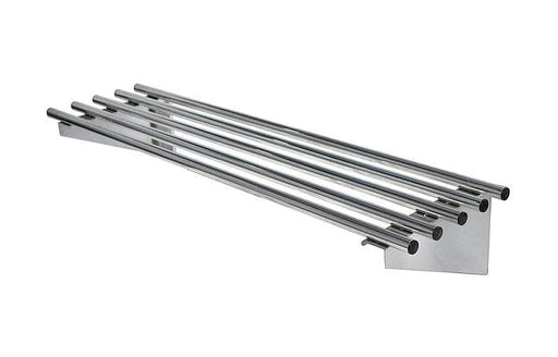 Omega Stainless Steel Pipe Wall Shelves - Various Sizes - Omni Food Equipment