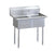 Omega Stainless Steel Single, Double and Triple Compartment Sinks - Various Sizes - Omni Food Equipment