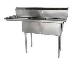 Omega Stainless Steel Sinks with Drainboard - Various Configurations - Omni Food Equipment