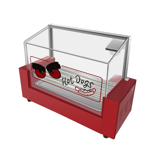 Omega ZHG-05 Hot Dog Roller - 5 Rollers, 12 Hot Dog Capacity - Omni Food Equipment