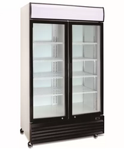 Coolasonic P1400WA double door 54 inch display fridge