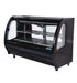 Pro-Kold DDC-80 Curved Glass 74" Refrigerated Deli Case - Available in White, Black or S/S Finish - Omni Food Equipment