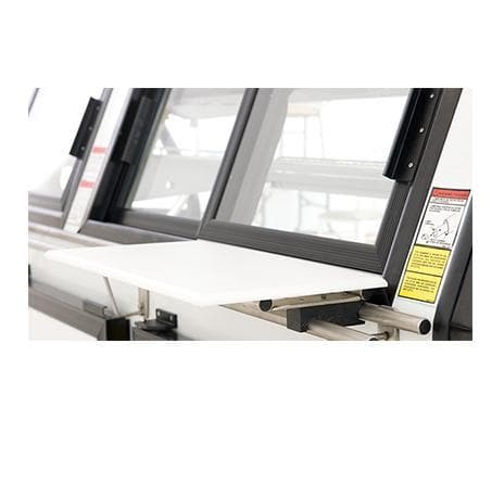 Pro-Kold MCSC-80-W Curved Glass 79" Refrigerated Fresh Meat Display Case - SELF-CONTAINED CONDENSING UNIT - Omni Food Equipment