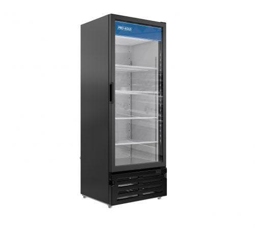 Pro-Kold VC-23 Single Door 30" Wide Display Refrigerator - Omni Food Equipment