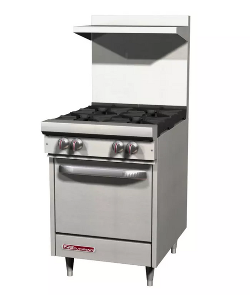 Southbend S24E 24" 4 Burner Gas Range w/ Space Saver Oven