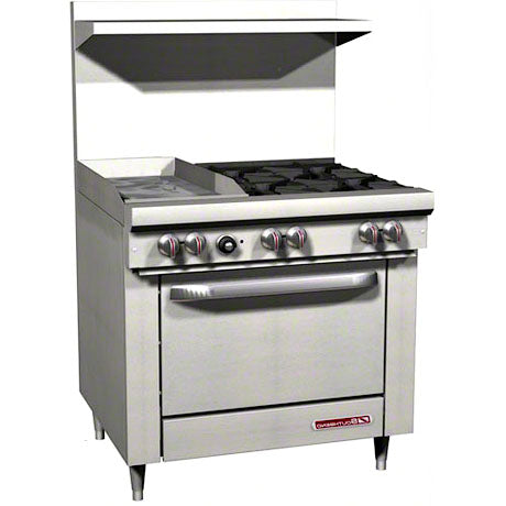 Southbend S36D-1G 36″ Natural Gas Range With 12″ Gridle