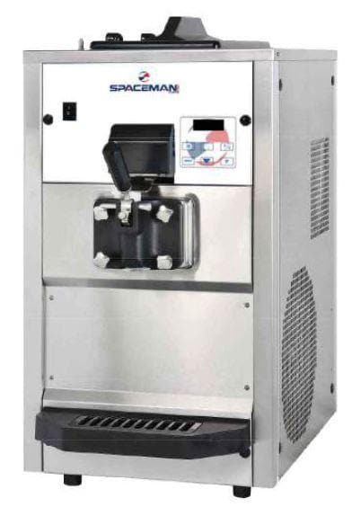 Spaceman SM-6228H/AH Single Flavour Soft Serve Ice Cream Machine - 28.4L/HR Output - Omni Food Equipment