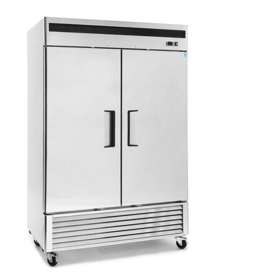 Suttonaire MBF8503 Double Solid Door 55" Wide Stainless Steel Freezer - Omni Food Equipment