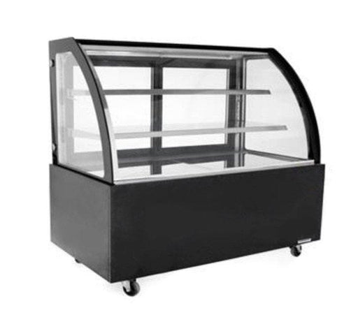 Suttonaire WDG126D Curved Glass 47" Refrigerated Pastry Display Case - Omni Food Equipment