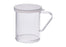 Winco 10 oz Dredge With Clear Snap-on Lid - Various Sizes - Omni Food Equipment