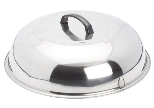 Winco 15" Stainless Steel Wok Cover - Omni Food Equipment