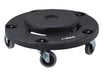 Winco 18" Round Trash Can Dolly - Omni Food Equipment