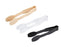 Winco 6" Polycarbonate Flat Tongs - Various Colours - Omni Food Equipment