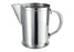 Winco 64 Ounce Stainless Steel Water Pitcher with Ice Guard - Omni Food Equipment