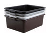 Winco 7" Polypropylene Dish Bin - Various Colours - Omni Food Equipment