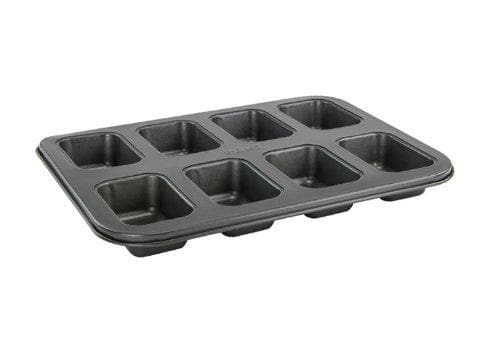 Winco 8-Cup Non-Stick Carbon Steel Mini Loaf Pan - Omni Food Equipment