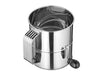 Winco 8 Cup Stainless Steel Rotary Sifter - Omni Food Equipment