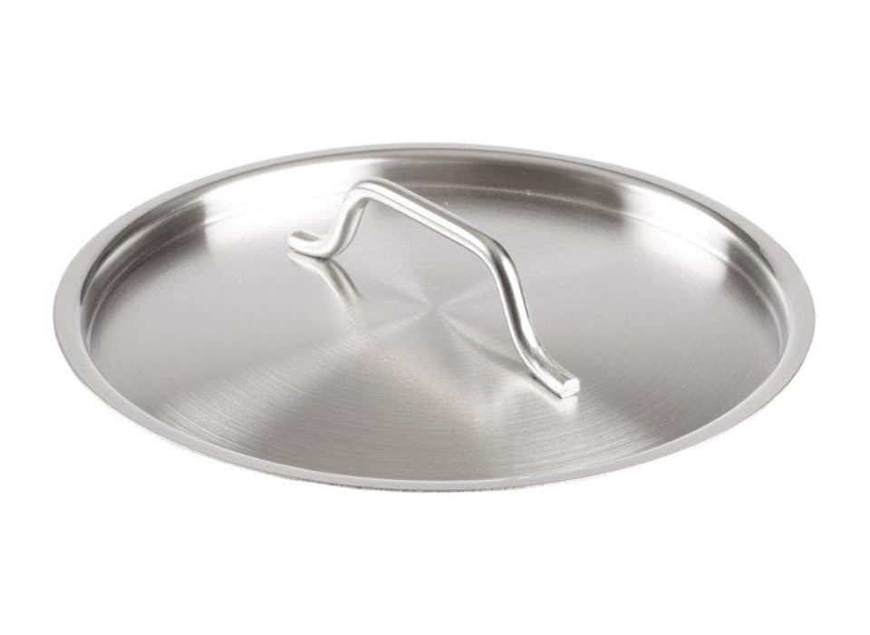 Winco 8" Stainless Steel Pot Cover - Omni Food Equipment