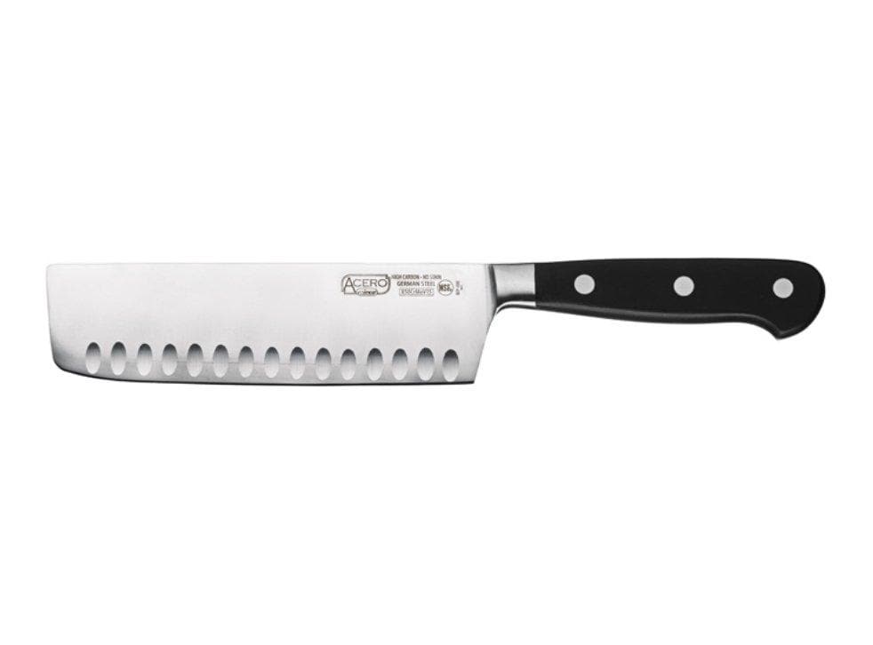 Winco Acero 7″ Nakiri Knife, Hollow Ground - Omni Food Equipment