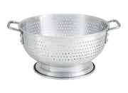 Winco Aluminum Colander with Base & Handle - Various Sizes - Omni Food Equipment