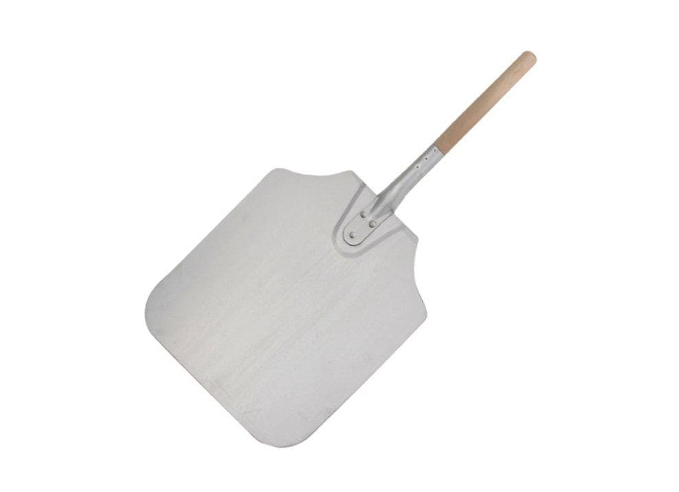 Winco Aluminum Pizza Peel With Wooden Handle - Various Sizes - Omni Food Equipment