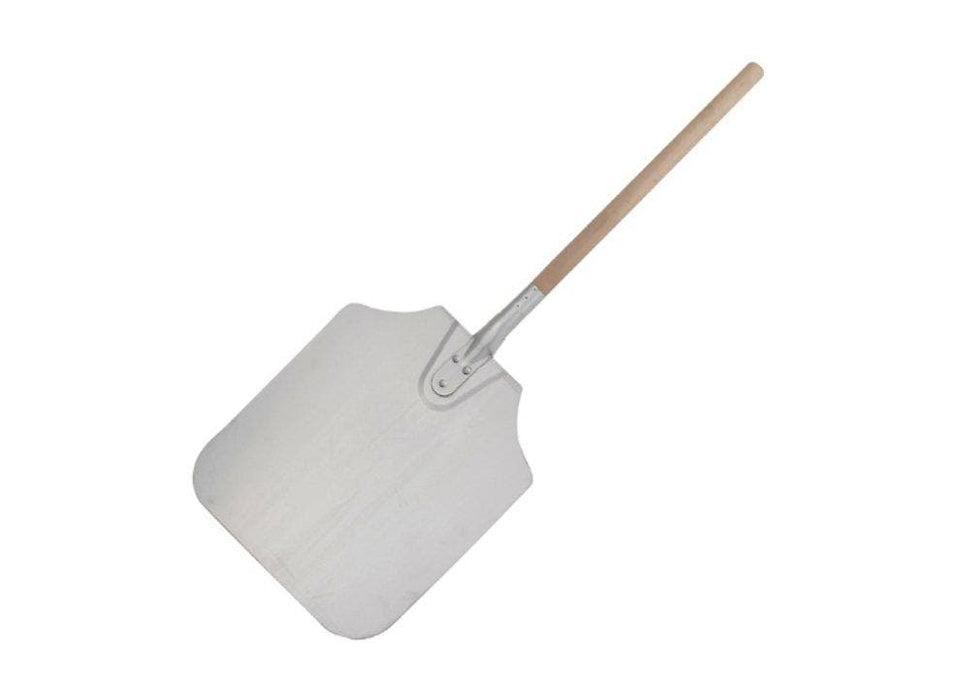 Winco Aluminum Pizza Peel With Wooden Handle - Various Sizes - Omni Food Equipment