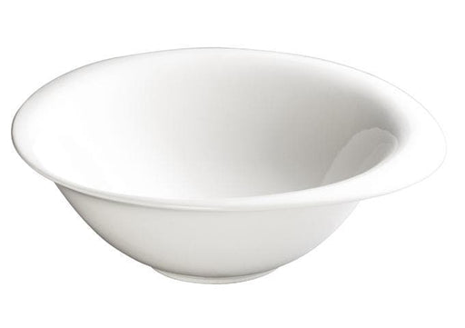 Winco Ardesia Ocea Creamy White Porcelain Round Bowl - Various Sizes - Omni Food Equipment