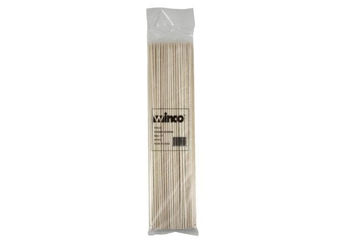Winco Bamboo Skewers (Bag of 100) - Various Sizes - Omni Food Equipment