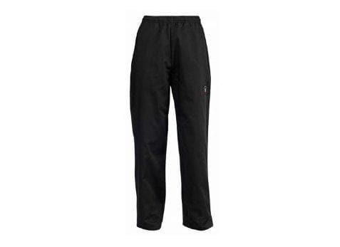 Winco Black Universal Fit Chef Pants - Various Sizes - Omni Food Equipment