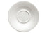 Winco Bright White Zendo 6″ Porcelain Saucer - Omni Food Equipment