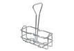 Winco Chrome-Plated Cruet Rack for 6 oz Oil/Vinegar Bottles - Omni Food Equipment