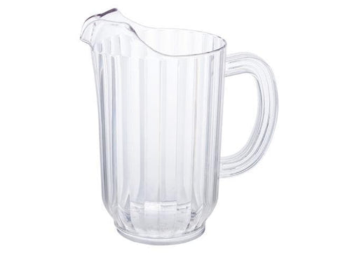Winco Clear Polycarbonate Water Pitcher - Various Sizes - Omni Food Equipment