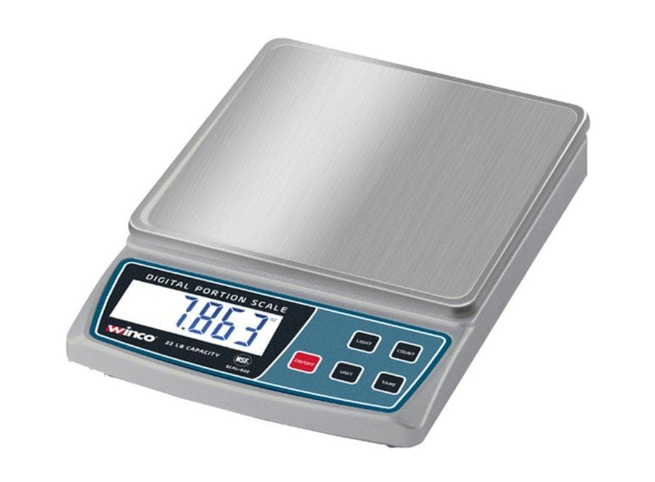 Winco Digital Portion Scale, 22 Lb - Omni Food Equipment