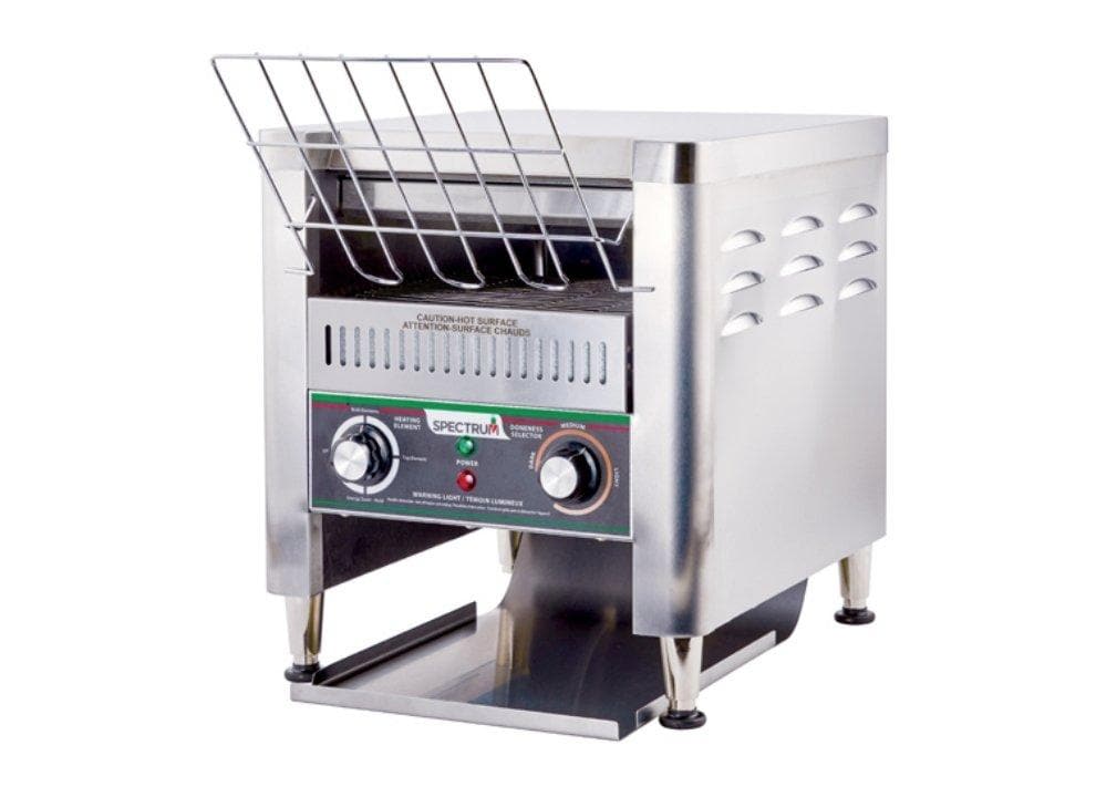 Winco ECT-500 Spectrum Electric Conveyor Toaster - 500 Slices Per Hour, 240V - Omni Food Equipment