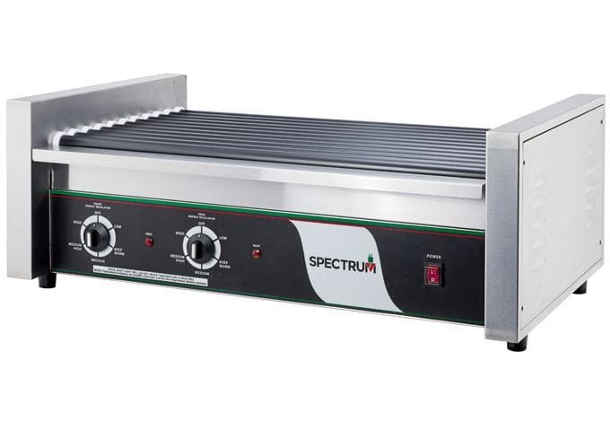 Winco EHD-50NS Spectrum RollRight™, Xylan® Non-Stick Coating - 11 Rollers, 50 Hot Dog Capacity - Omni Food Equipment