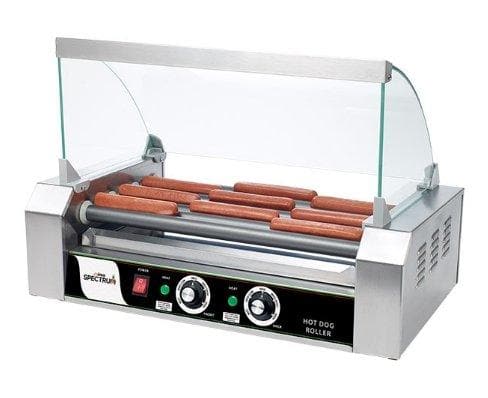 Winco EHDG-5SG Spectrum Sneeze Guard - Fits Winco EHDG-5R Hot Dog Roller - Omni Food Equipment