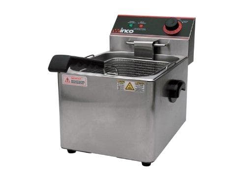 Winco Electric Counter Top Single Well Deep Fryer - Omni Food Equipment
