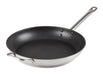 Winco Excalibur Stainless Steel Non Stick Fry Pan - Various Sizes - Omni Food Equipment